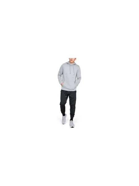 Hanorac cu glugă Under Armour din fleece alb