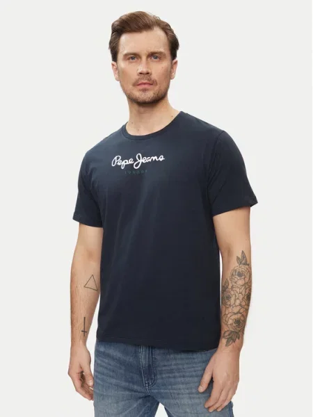 Pepe Jeans kratka majica EGGO N modra