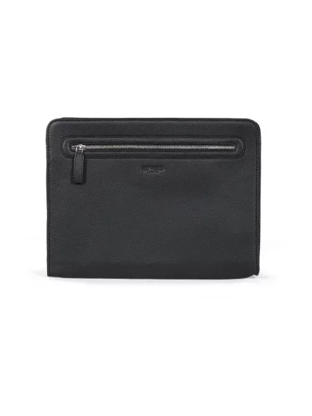 Torba na laptopa Howard London skórzana czarna