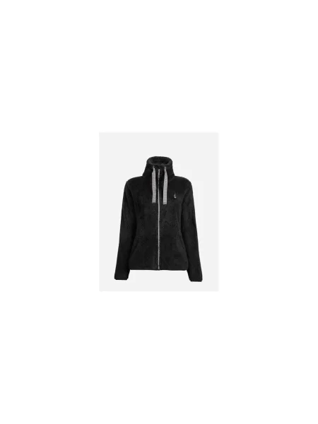 Dámska mikina Aulp Visha Coral Fleece black čierna