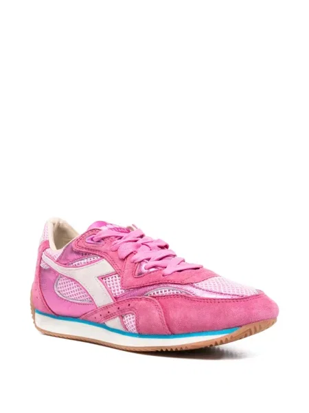 Sneakerși Diadora din piele roz