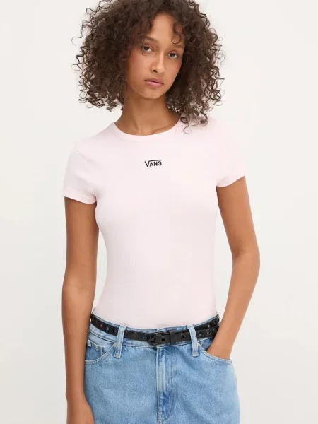 Тениска Vans дамска розово
