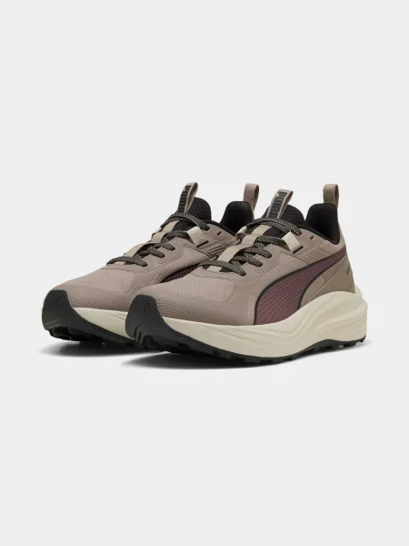 Расклешенные кроссовки для бега Puma бежевые