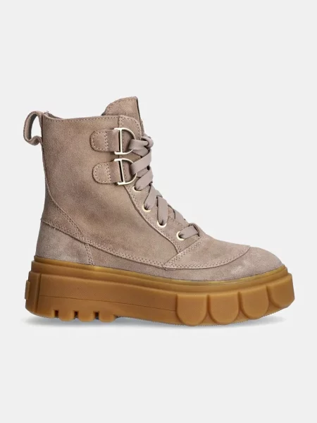 Nizki škornji iz semiša Sorel CARIBOU X BOOT LACE WP bež