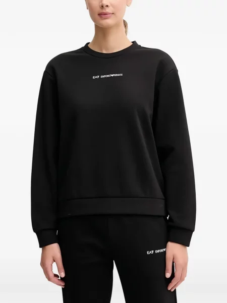 Hanorac Ea7 Emporio Armani cu autograf negru