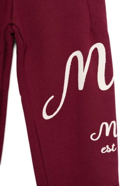 Spodnie dziecięce Msgm czerwone