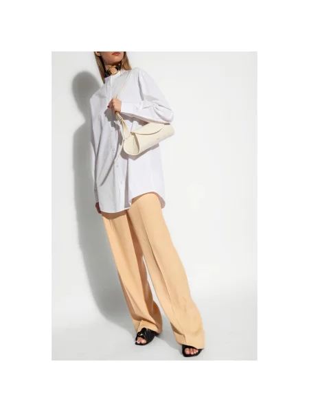 Spodnie Jil Sander beżowe