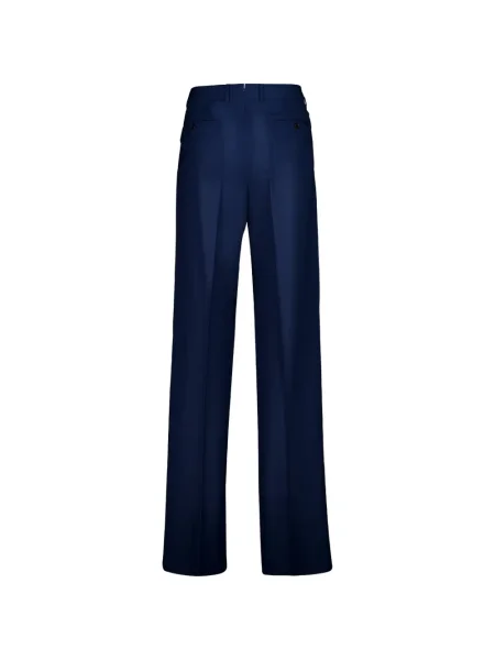 Pantaloni Tom Ford plisate albastru