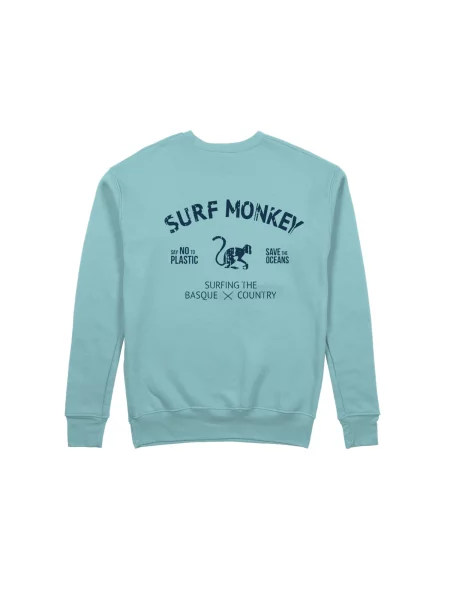 Surf Monkey Tréning póló Rette das Ozean égkék