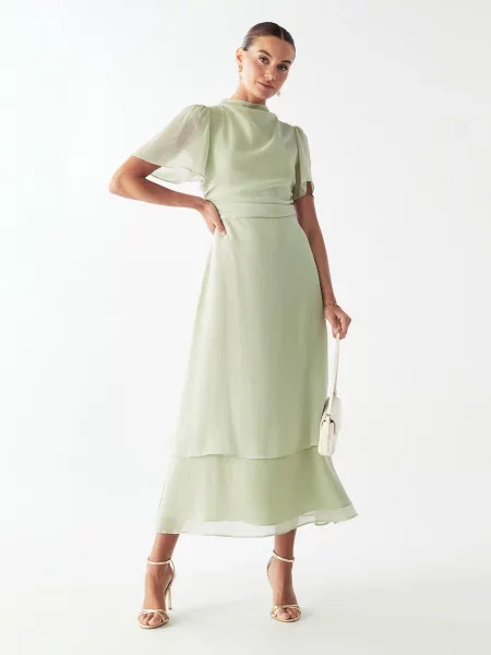 Willa Rochie de cocktail Rory pastel verde