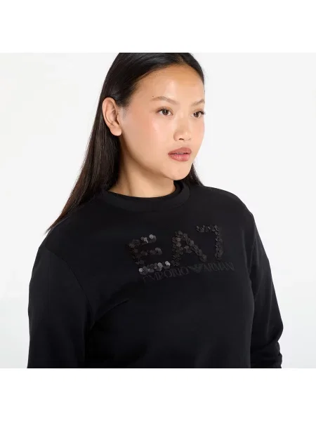Суитшърт Emporio Armani Train Logo Series W T-Top Cn C Black L черно