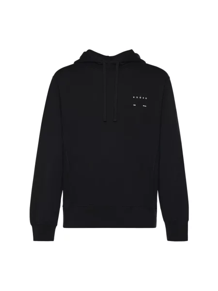 Bluza z kapturem Hogan z kapturem z nadrukiem czarna
