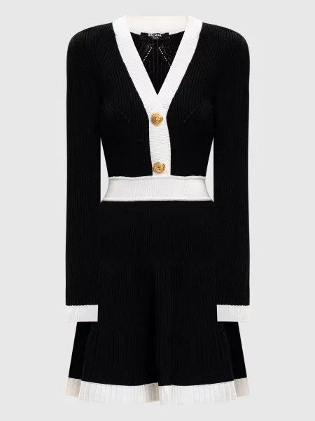 Сукня міні Balmain чорна