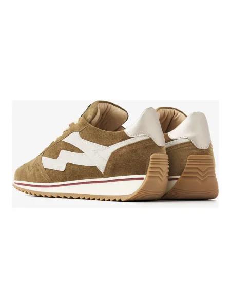 Sneakersy Via Vai skórzane brązowe