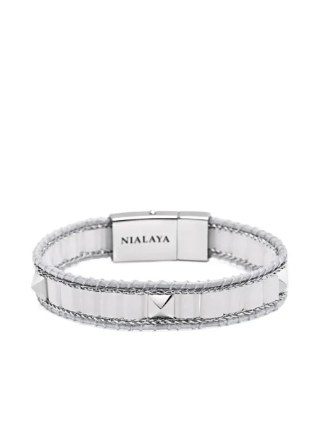 Brăţară Nialaya Jewelry argintiu