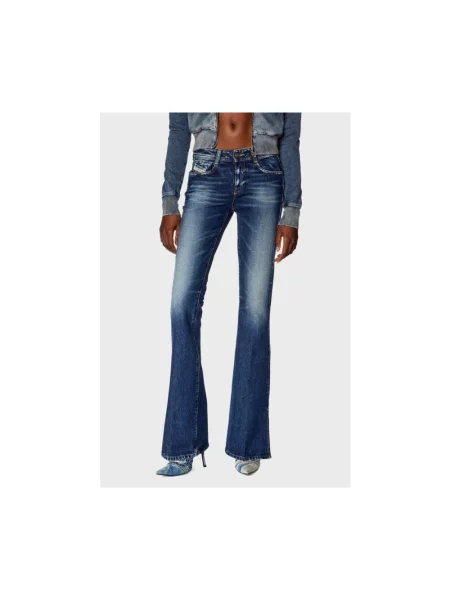 Jeansy Diesel 1969 D-EBBEY z 5 kieszeniami niebieskie