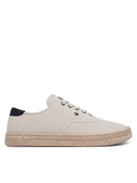 Tommy Hilfiger Espadrile Th Hi Vulc Core Jutte Canvas Gri bej