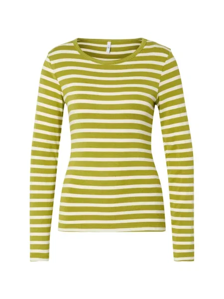 Hailys Tricou verde kiwi alb