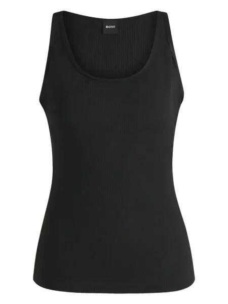 Top Boss din jerseu negru