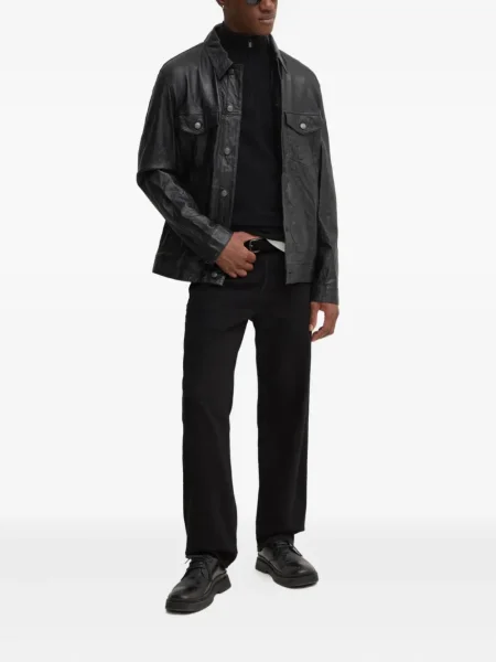 Geanta de piele Zadig&voltaire negru