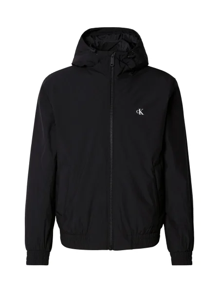 Calvin Klein Jeans Geacă de primăvară-toamnă negru