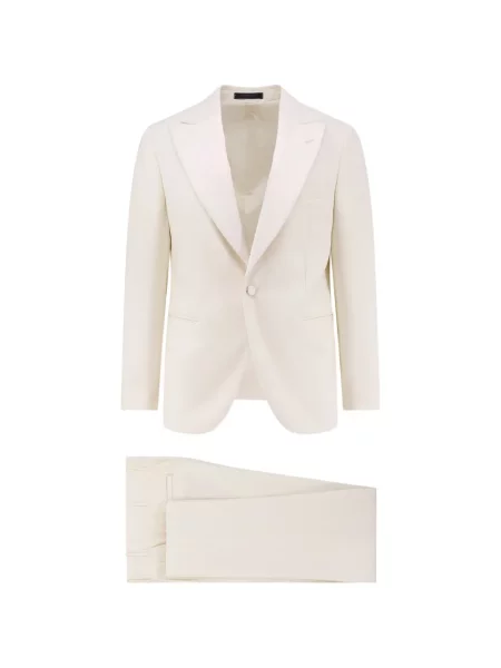 Costum Corneliani din satin de costum cu un singur rând de nasturi