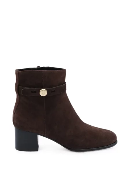 Cizme scurte Tory Burch maro