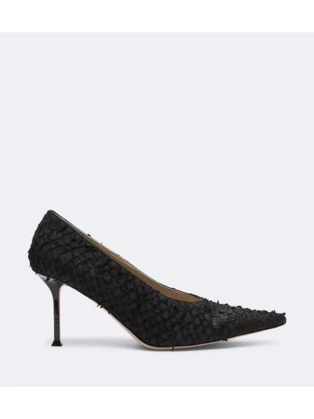 Pantofi cu toc Christen din piele negru