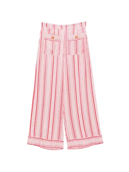 Pantaloni palazzo Elisabetta Franchi roșu