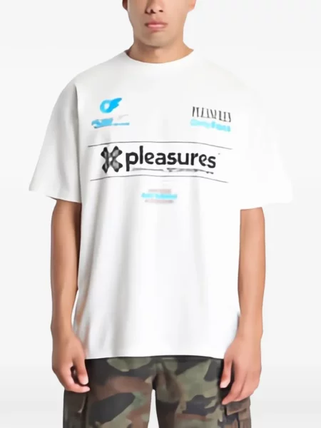 Koszulka Pleasures z nadrukiem biała