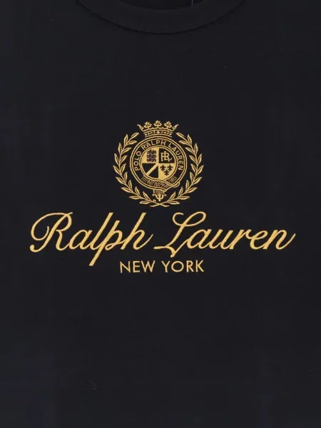 Polo Polo Ralph Lauren με κέντημα με κορδόνι μαύρο