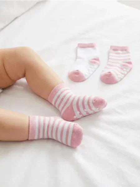 Sinsay žebrované ponožky 3 pack vícebarevná