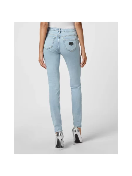 Jeansy Philipp Plein niebieskie