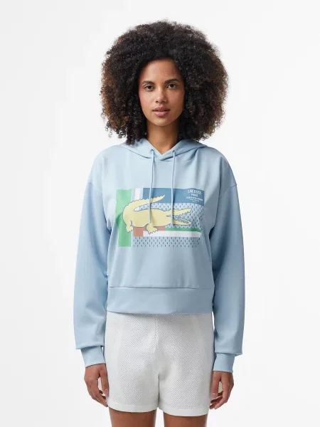 Худі Lacoste модал блакитний