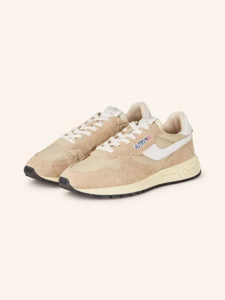 Sneakersy Autry brązowe