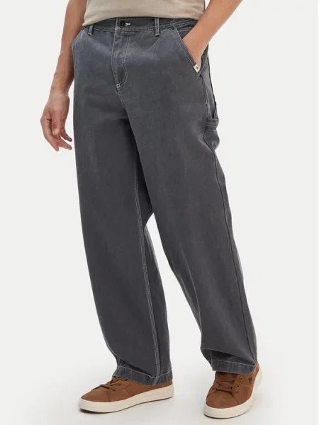 Quiksilver Τζιν Mercury Straight Out Wide Leg γκρι