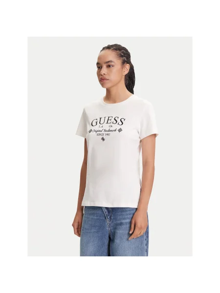 Guess Póló Regular Fit fehér