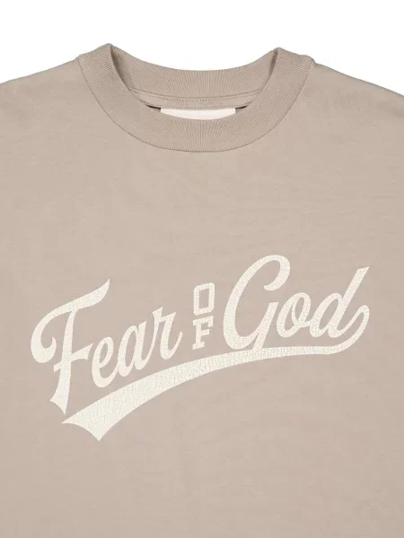 Тениска Fear Of God Essentials с принт