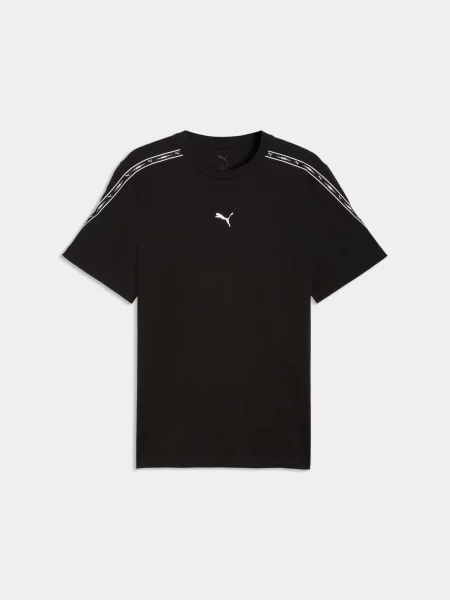 Футболка PUMA Ess Tape Tee комбінований верх чорний