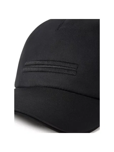 Czapka z daszkiem Zegna czarna