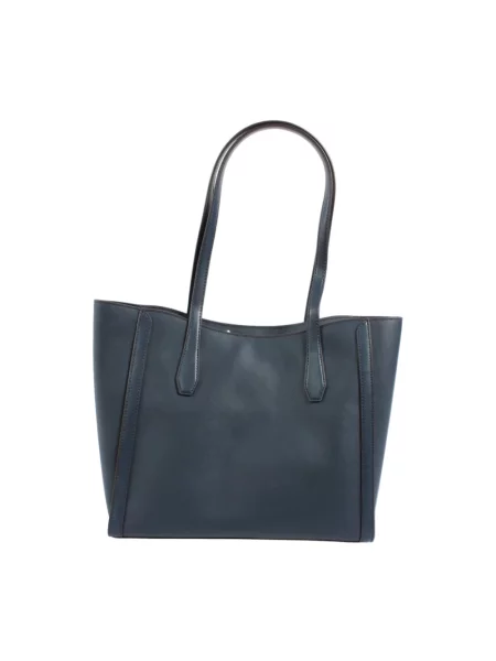 Shopperka Michael Kors skórzana niebieska