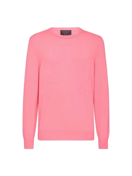 Sweter Philipp Plein różowy
