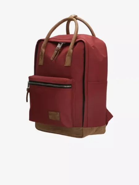 Enrico Benetti Santiago Notebook 17 l Bordeaux Hátizsák piros