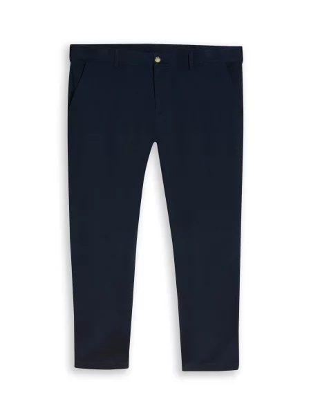 TOM TAILOR + Chino hlače noćno plava