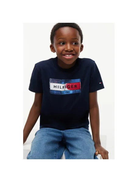 Tričko Tommy Hilfiger modrá