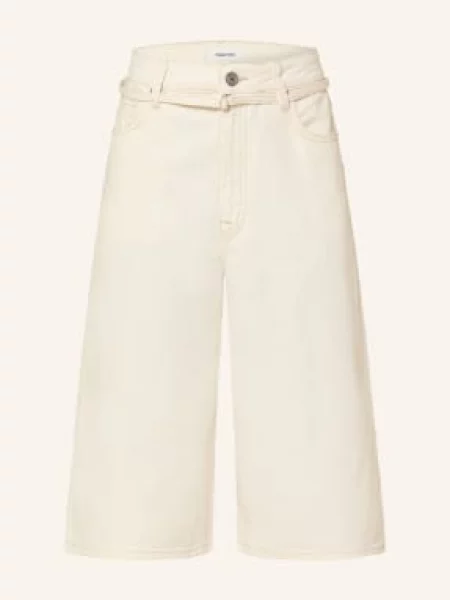 Selected Femme Dżinsowe Bermudy weiss