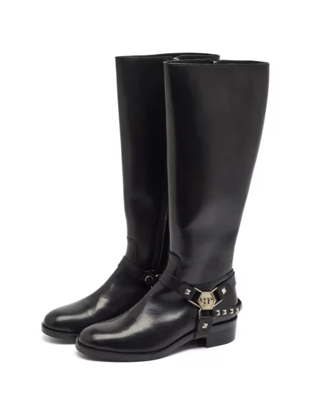 Cizme Philipp Plein cu tepi negru