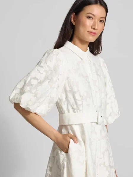 Sukienka mini z mieszanka model Antya' Ted Baker biała