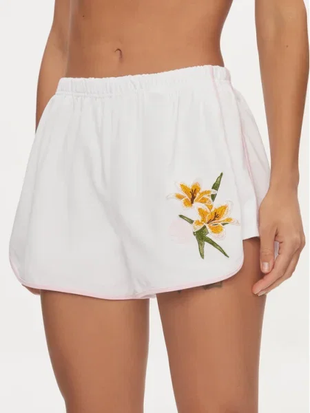 Pantaloni scurți Guess alb