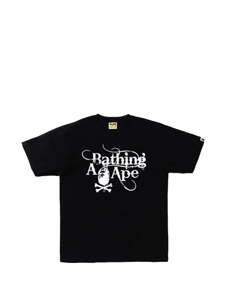 Raštuotas marškinėliai A Bathing Ape® juoda